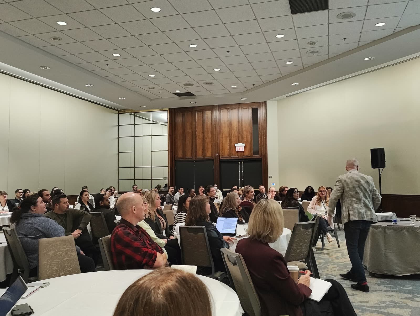 Delegates seated for an I4PL concurrent session