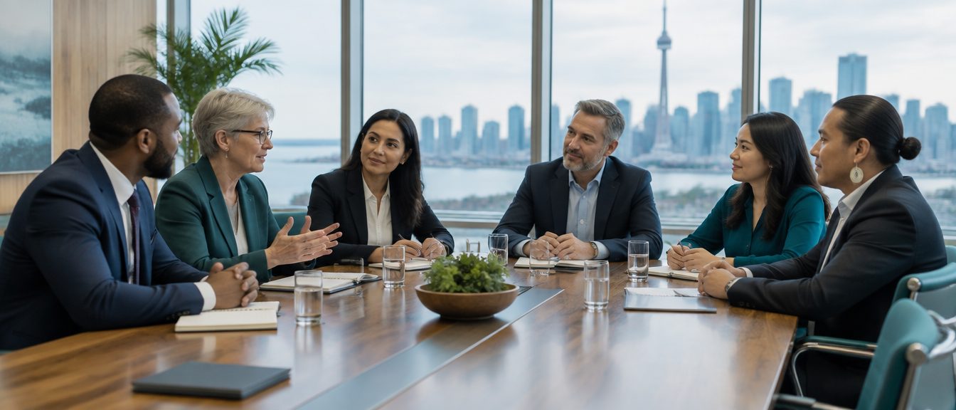 Le conseil d'administration de l'I4PL en discussion autour d'une table de réunion.